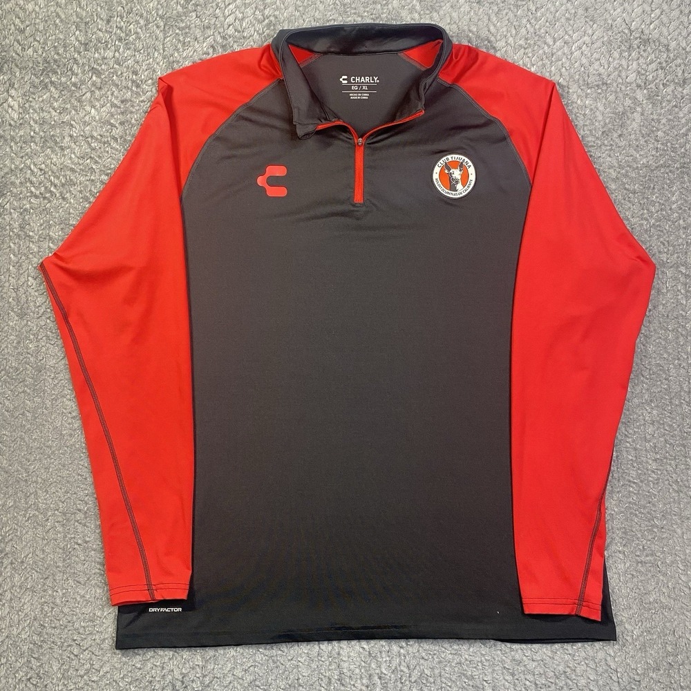 XOLOS CHARLY MEN'S QUARTER-ZIP TRAINING TOP XL